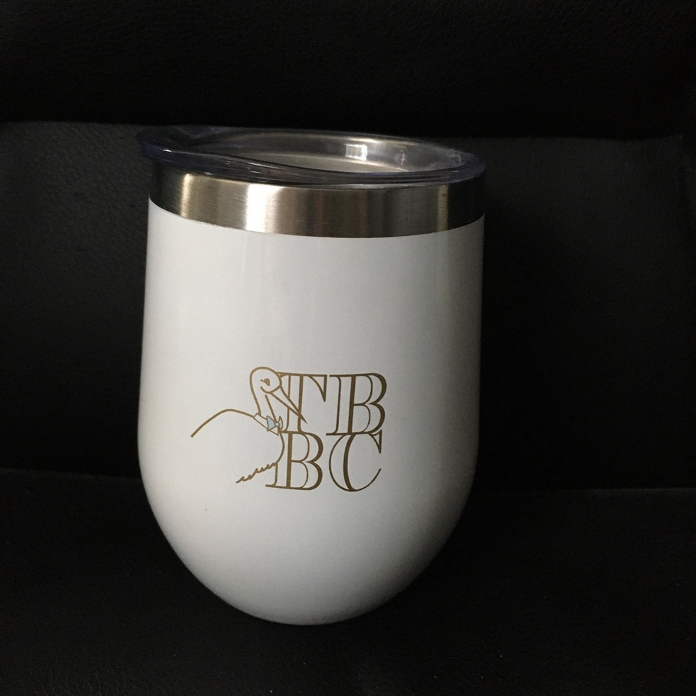 The Beaufort Bonnet Company Wine Tumbler / Stemless Wine Glass w/ Lid TBBC